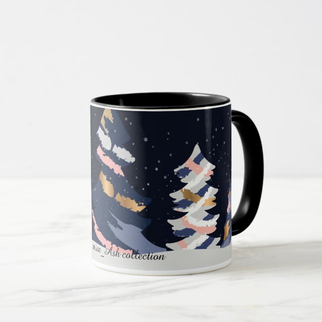 Christmas Mug Dark sky Tasse (VorderseiteRechts)