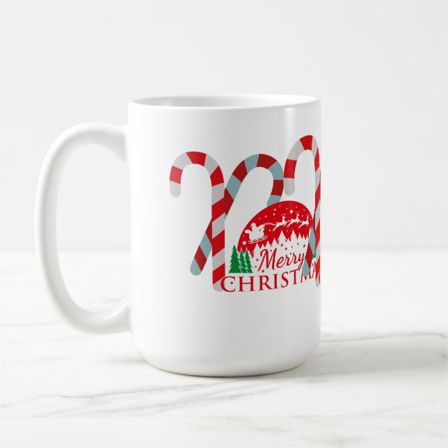 Christmas Mug – Festive Holiday Coffee Cup (Gauche)