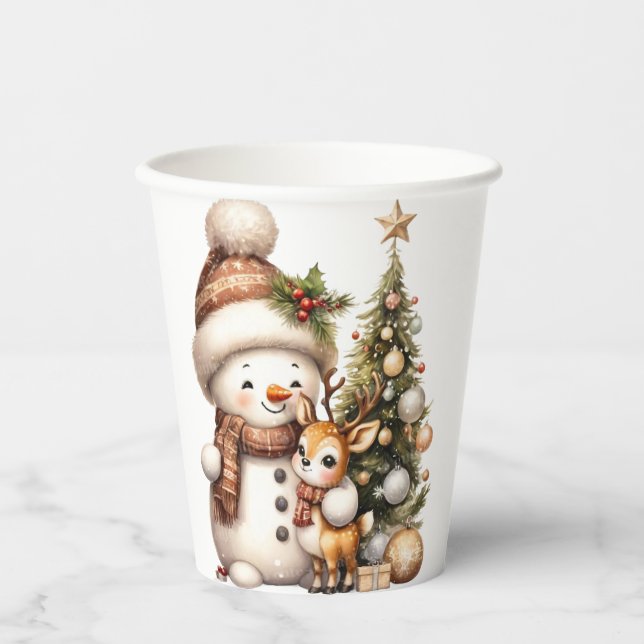 Christmas Mug | Festive Holiday Coffee Cup by Kali Pappbecher (Vorderseite)