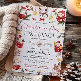Christmas Mug Gift Exchange Party Invitation