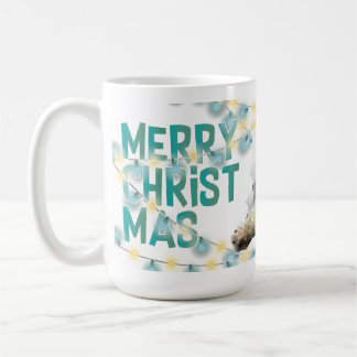 Christmas Mug with Decorative Lights