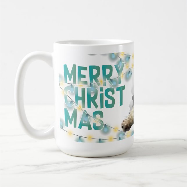 Christmas Mug with Decorative Lights Kaffeetasse (Links)