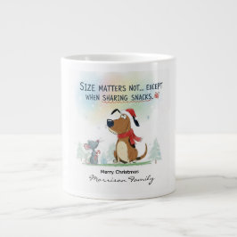 Christmas Mugs Cartoon illustration funny Jumbo-Tasse