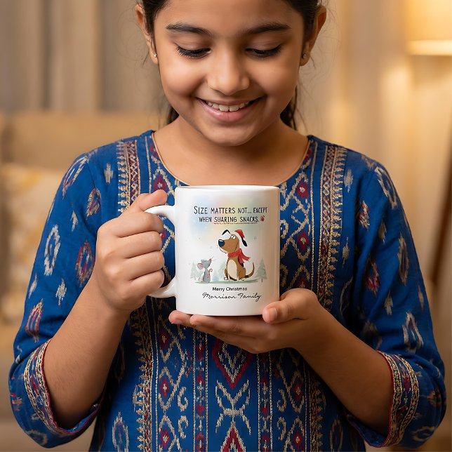  Christmas Mugs Cartoon illustration funny Jumbo-Tasse (Von Creator hochgeladen)