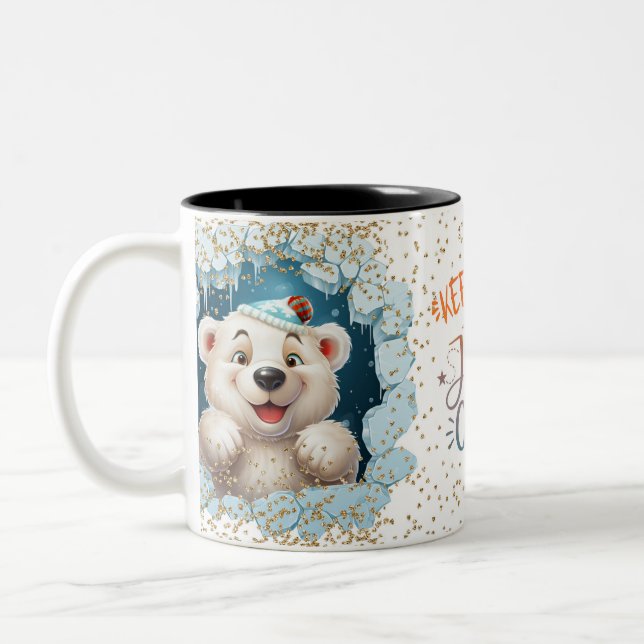 Christmas Mugs Wird Merry Christmas Mug Wird Chris Zweifarbige Tasse (Links)