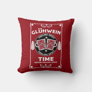 Christmas Mulled Red Wine Glühwein Kissen