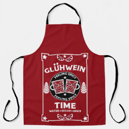 Christmas Mulled Red Wine Glühwein Schürze