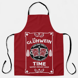 Christmas Mulled Red Wine Glühwein Schürze