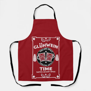 Christmas Mulled Red Wine Glühwein Schürze