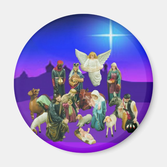 Christmas Nativaty Scene Magnet (Vorne)