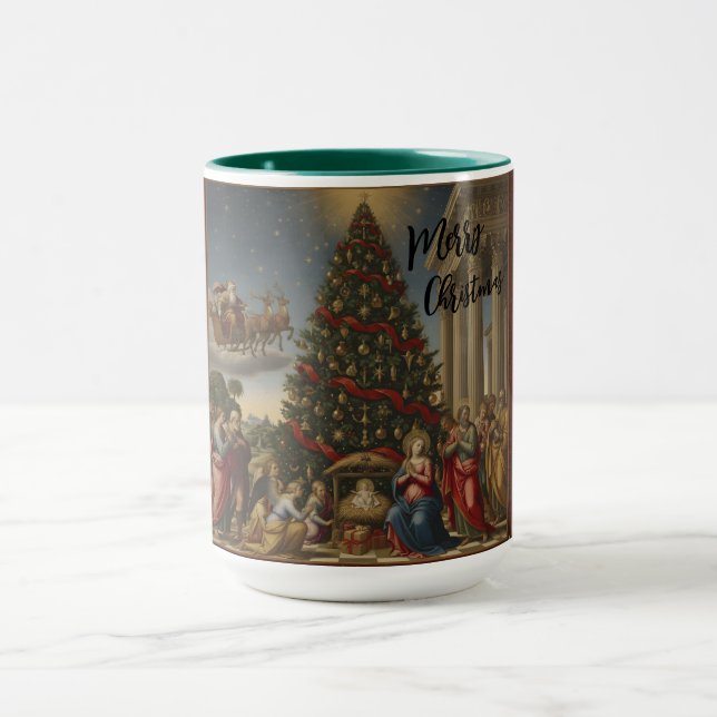 Christmas Nativity Combo Mug Santa Claus (Centre)