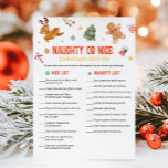 Christmas Naughty or Nice Game Feiertagskarte<br><div class="desc">Who made Santa’s list? Play our Christmas Naughty or Nice Printable Game for a hilarious dose of holiday fun.
76SE B</div>