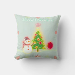 Christmas Neon Trendy Holiday Collection Kissen