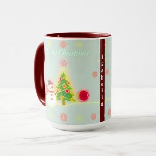 Christmas Neon Trendy Holiday Collection Tasse