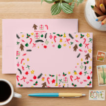 CHRISTMAS Niedlich Doodle Whimsical CUSTOM Urlaub