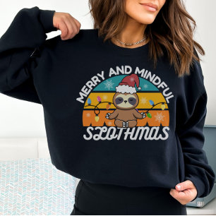 Christmas Niedlich Sloth Lover Pun Sweatshirt