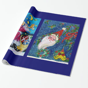 CHRISTMAS NIGHT/SANTA CLAUS SPIELVIOLIN GESCHENKPAPIER