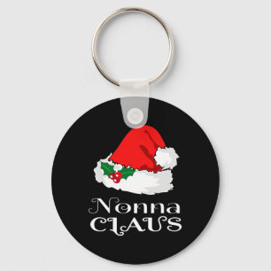 Christmas Nonna Claus Matching Pajama Weihnachtsma Schlüsselanhänger
