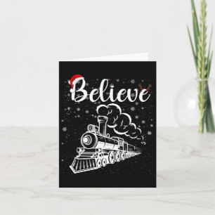 Christmas North Pole Polar Express All Abroad Xmas Karte