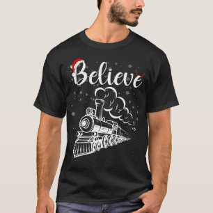 Christmas North Pole Polar Express All Abroad Xmas T-Shirt