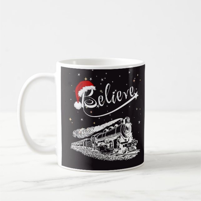 Christmas North Pole Polar Express glauben Kaffeetasse (Links)
