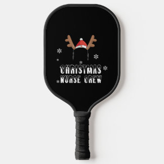 Christmas Nurse Crew Reindeer Xmas CNA Nursing Pickleball Schläger