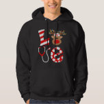 Christmas Nurse Liebe NICU RN ER Santa Reindeer Nu Hoodie<br><div class="desc">Christmas Nurse Liebe NICU RN ER Santa Reindeer Nurse Hat Elf</div>
