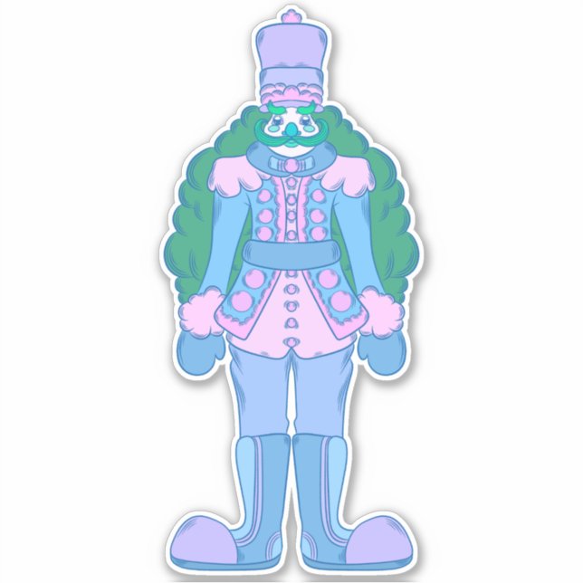 Christmas Nutcracker Aufkleber (Vorderseite)