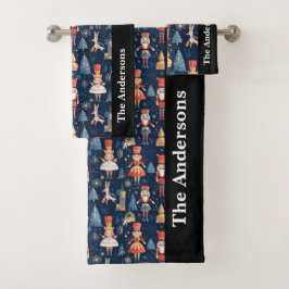 Christmas Nutcracker Badhandtuch Set