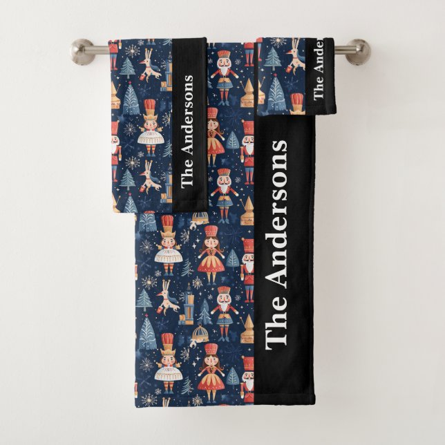 Christmas Nutcracker Badhandtuch Set (Insitu)