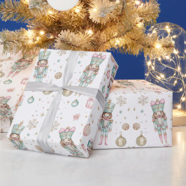 Christmas Nutcracker & Ballerina Geschenkpapier