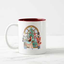 Christmas Nutcracker Ballerina Mouse King Zweifarbige Tasse