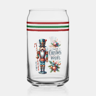 Christmas Nutcracker Candy Cane Weihnachtswünsche Dosenglas