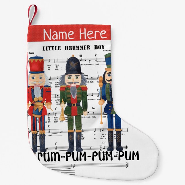 Christmas Nutcracker Kleiner Weihnachtsstrumpf (Vorderseite)