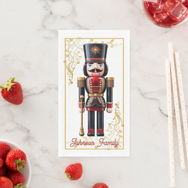 Christmas Nutcracker Paper Napkin Serviette (Beispiel)