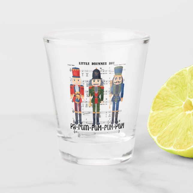Christmas Nutcracker Schnapsglas (Vorderseite)