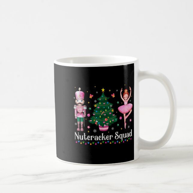 Christmas Nutcracker Squad Ballet Dance Women Kids Kaffeetasse (Rechts)