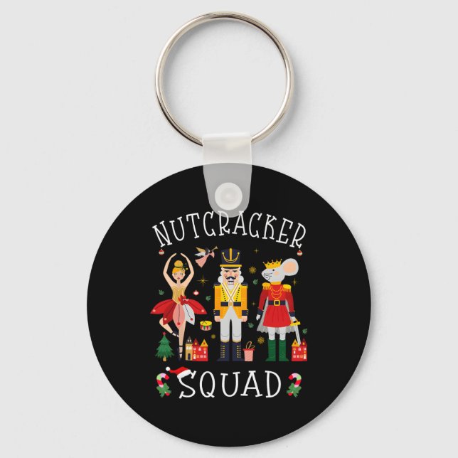 Christmas Nutcracker Squad Byllet Dance Women Kids Schlüsselanhänger (Vorderseite)