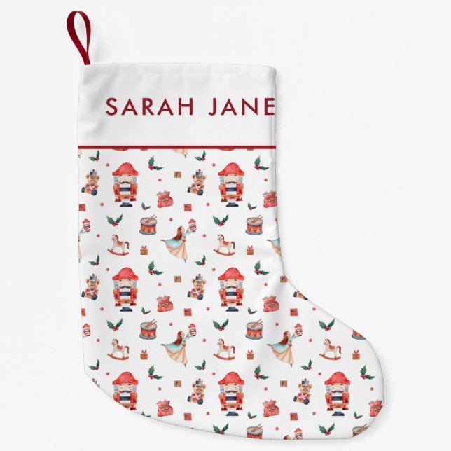 Christmas Nutcracker-Strumpf Kleiner Weihnachtsstrumpf (Vorderseite)