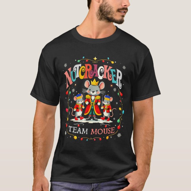 Christmas Nutcracker Team Mouse Women Kids Girl  T-Shirt (Vorderseite)