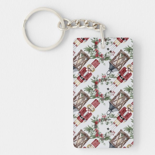 Christmas nutcrackers and lanterns schlüsselanhänger (Vorderseite)