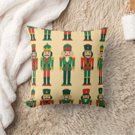 Christmas Nutcrackers on Light Kissen