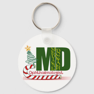 CHRISTMAS OPHTHALMOLOGIST SCHLÜSSELANHÄNGER