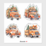 Christmas Orange Vintag Trucks Aufkleber<br><div class="desc">Was für eine tolle Art, um 4 individuelle Orangen Weihnachtsrucks Aufkleber zu erhalten... ... ... ... ... ... ... ... ... ... ... ... ... ... ... ... ... ... ... ... ... ... ... ... ... ... ... ... ... ... ... ... ... ... ... ... ... ... ......</div>
