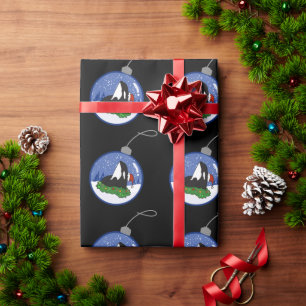 Christmas Orca Killer Whale Geschenkpapier
