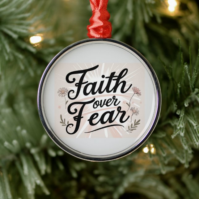  Christmas Ornament | Faith Inspired Aus Metall (Baum)