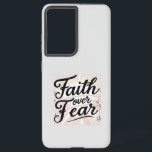 Christmas Ornament Faith Inspired Samsung Galaxy Hülle<br><div class="desc">Carry your faith wherever you go with this elegant Faith Over Fear phone case. Designed to protect your phone while inspiring your heart, it’s the perfect blend of style and spirituality. Durable, functional, and full of meaning — a daily reminder to live boldly and trust God. Available for multiple phone...</div>