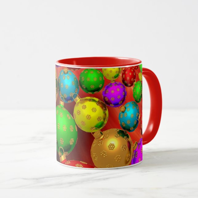 Christmas Ornament Jamboree  Tasse (VorderseiteRechts)