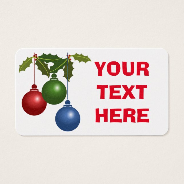 CHRISTMAS ORNAMENTS (Vorderseite)