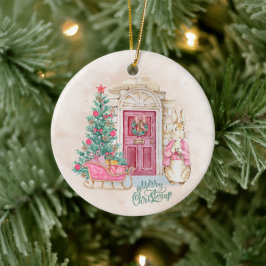 Christmas ornaments Rabbit Home Keramik Ornament